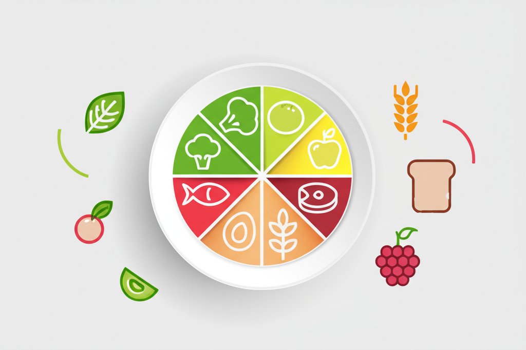 Blueprint for a truly healthy plate: balanced nutrition and whole foods.
