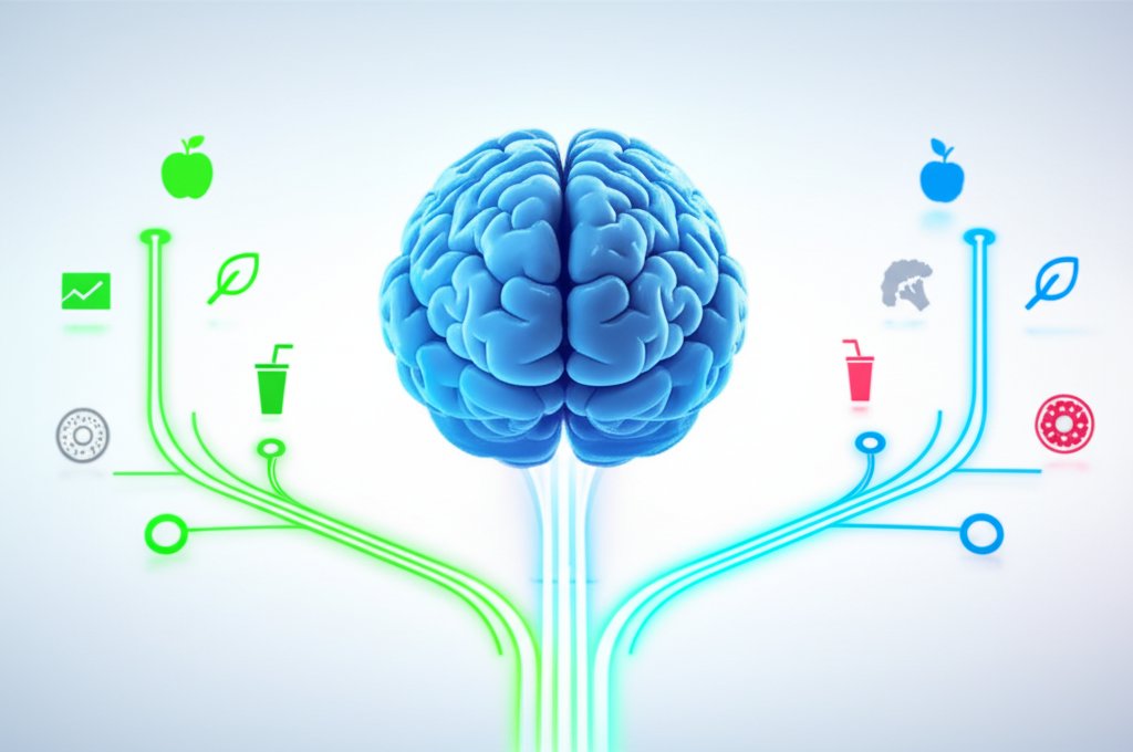 Your Brain on Food: illustrating two distinct neural pathways.